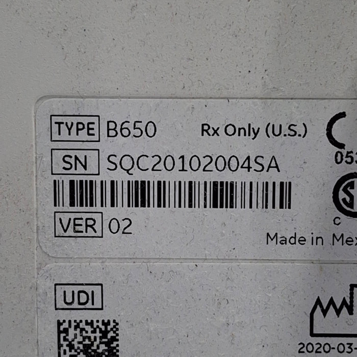 GE Healthcare Carescape B650 Critical Care Patient Monitor