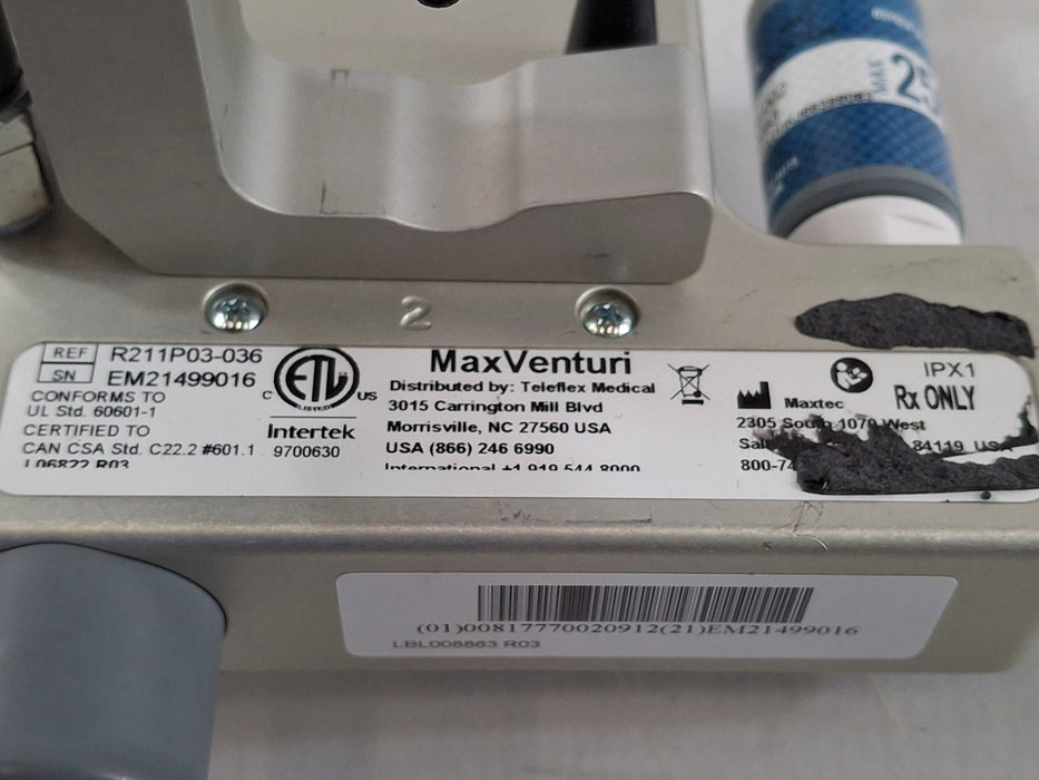 Maxtec, Inc. MaxVenturi Blender w/O2 Analyzer