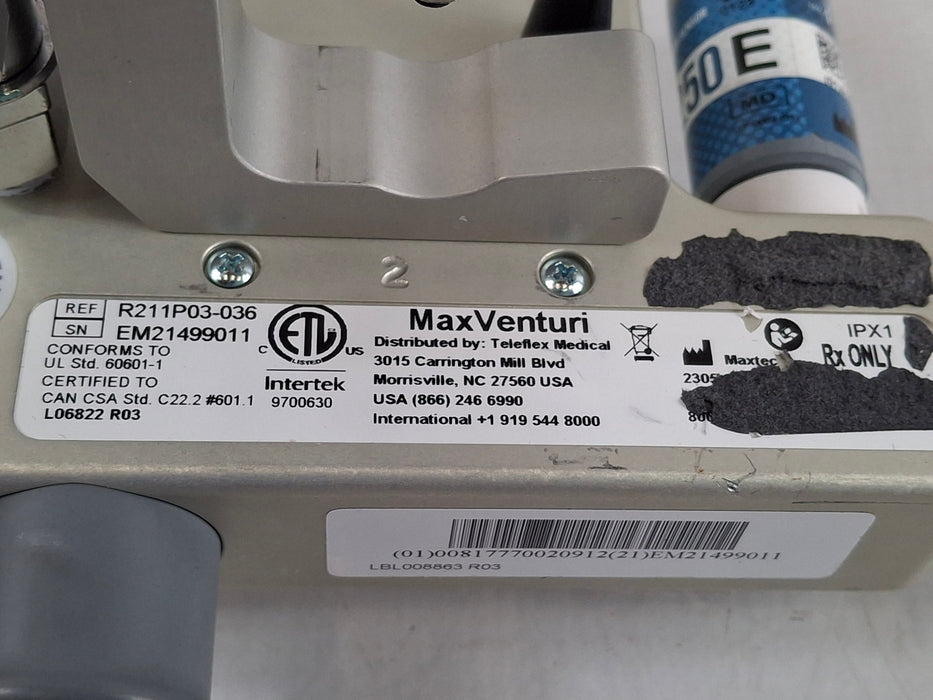 Maxtec, Inc. MaxVenturi Blender w/O2 Analyzer