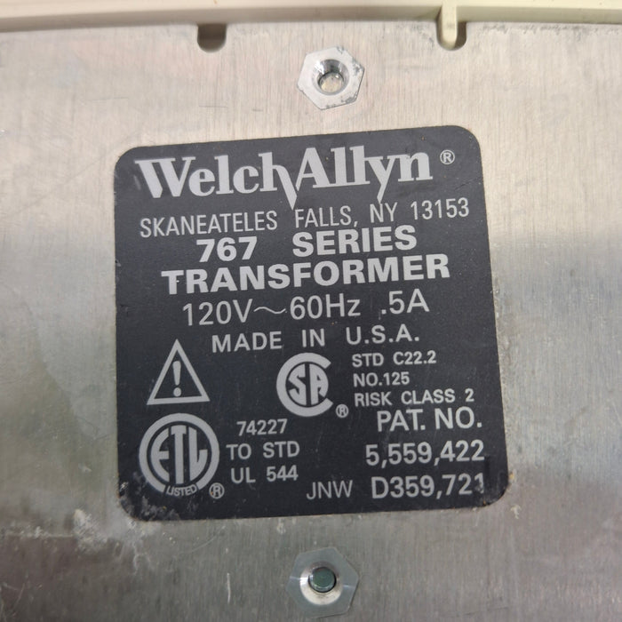 Welch Allyn 767 Otoscope/Ophthalmoscope Wall Tranformer