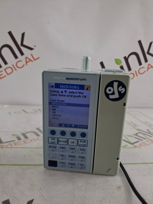 Baxter Sigma Spectrum 6.05.14 with B/G Battery Infusion Pump
