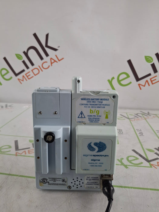Baxter Sigma Spectrum 6.05.14 with B/G Battery Infusion Pump