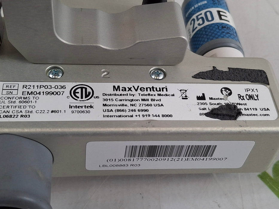 Maxtec, Inc. MaxVenturi Blender w/O2 Analyzer