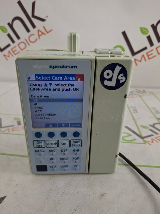 Baxter Sigma Spectrum 6.05.14 with B/G Battery Infusion Pump