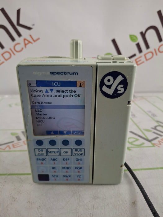 Baxter Sigma Spectrum 6.02.07 with B/G Battery Infusion Pump