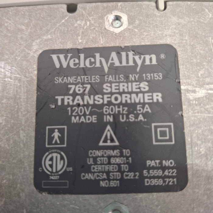 Welch Allyn 767 Otoscope/Ophthalmoscope Wall Tranformer
