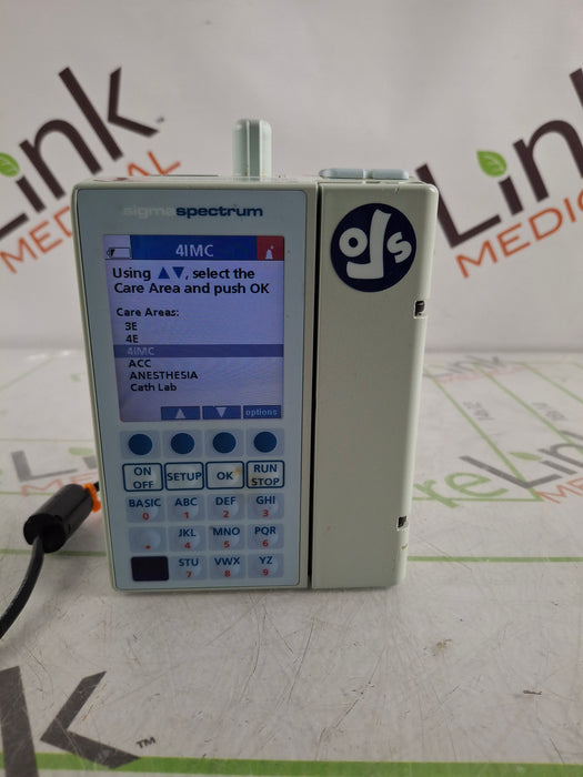 Baxter Sigma Spectrum 6.05.14 with B/G Battery Infusion Pump