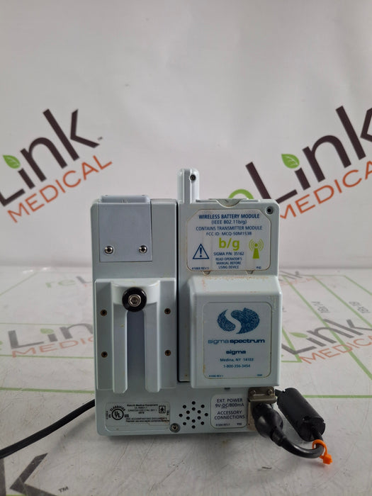 Baxter Sigma Spectrum 6.05.14 with B/G Battery Infusion Pump