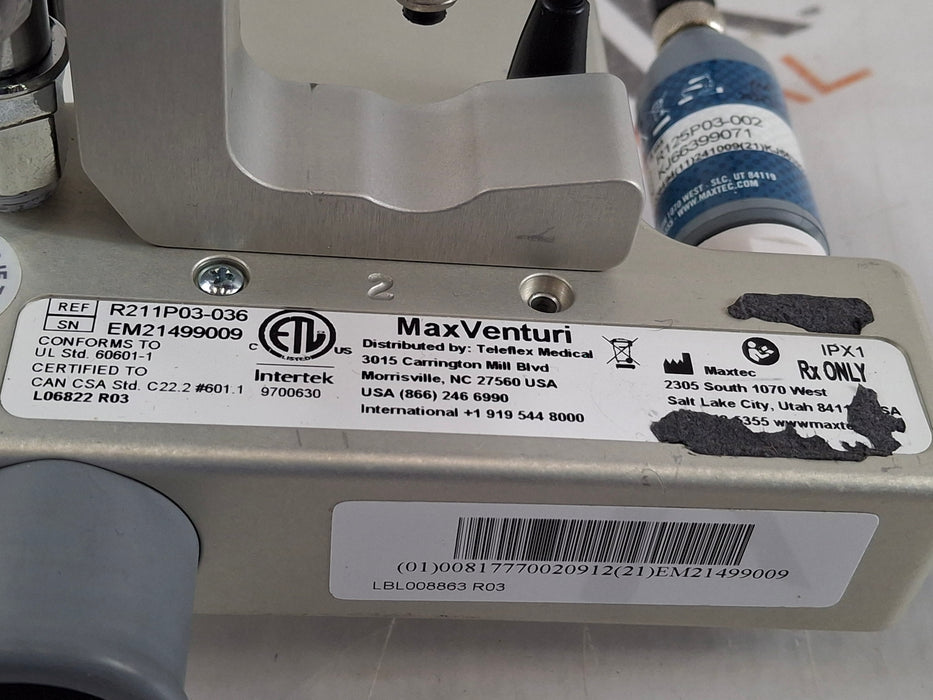 Maxtec, Inc. MaxVenturi Blender w/O2 Analyzer