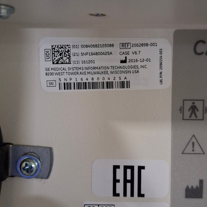 GE Healthcare Case 6.7 Stress Test Console