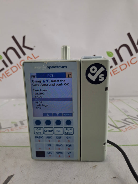 Baxter Sigma Spectrum 6.05.14 with B/G Battery Infusion Pump