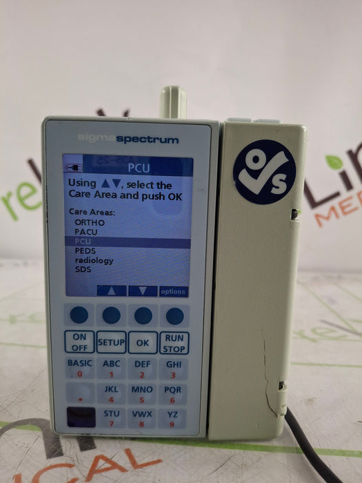 Baxter Sigma Spectrum 6.05.14 with B/G Battery Infusion Pump