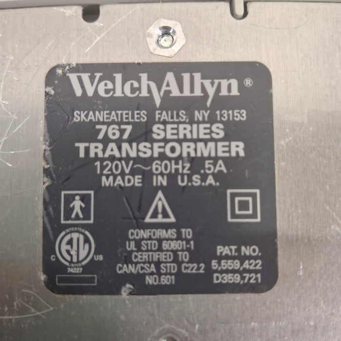 Welch Allyn 767 Otoscope/Ophthalmoscope Wall Tranformer