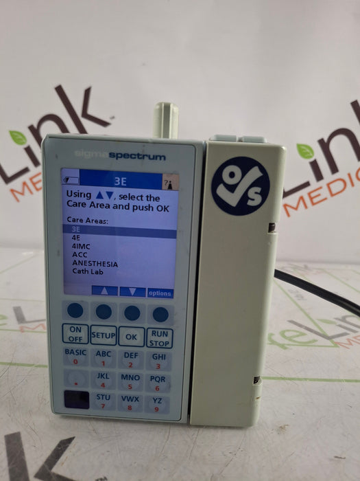 Baxter Sigma Spectrum 6.05.14 with B/G Battery Infusion Pump