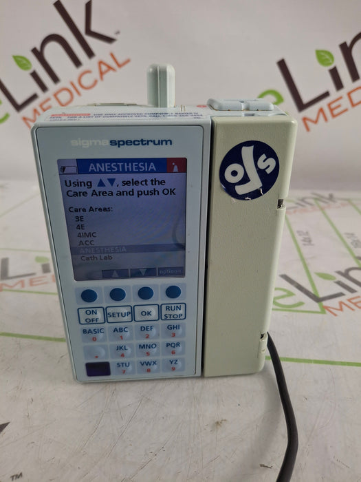 Baxter Sigma Spectrum 6.05.14 with B/G Battery Infusion Pump