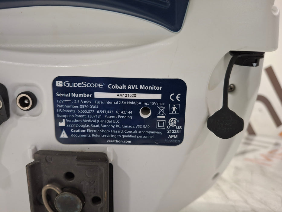 Verathon Medical, Inc Glidescope Cobalt AVL Video Laryngoscope