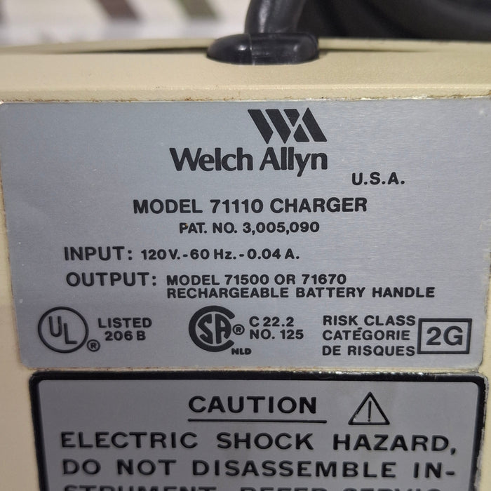 Welch Allyn 71110 3.5V Desk Charger