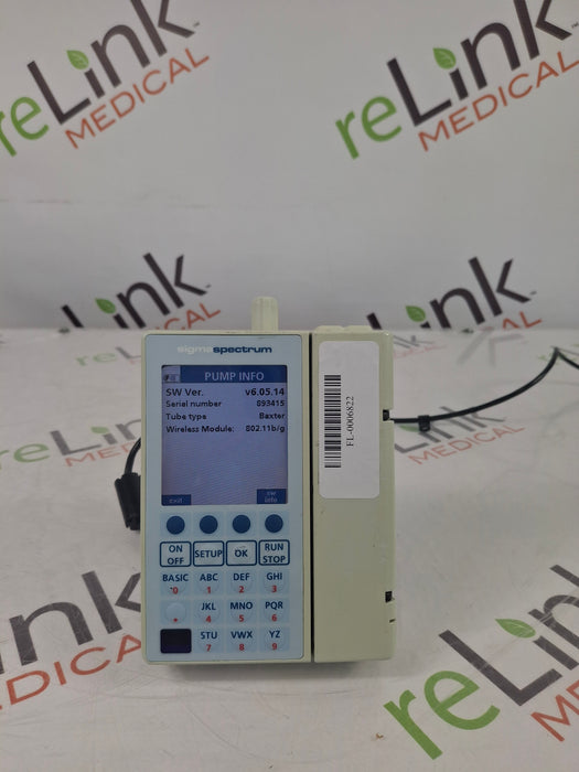 Baxter Sigma Spectrum 6.05.14 with B/G Battery Infusion Pump