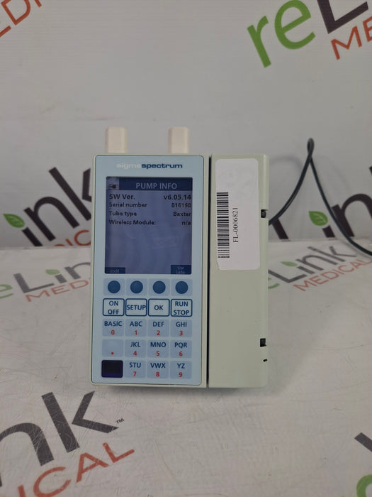 Baxter Sigma Spectrum 6.05.14 with A/B/G/N Battery Infusion Pump