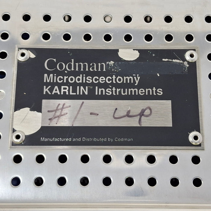Codman Karlin Microdiscectomy Curette Set