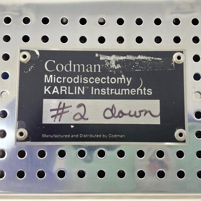 Codman Karlin Microdiscectomy Curette Set