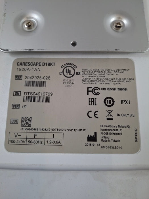 GE Healthcare D19KT Display