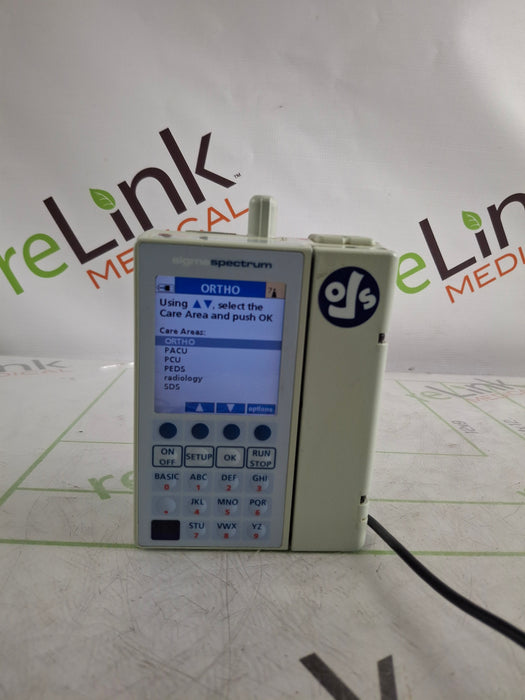 Baxter Sigma Spectrum 6.05.14 with B/G Battery Infusion Pump