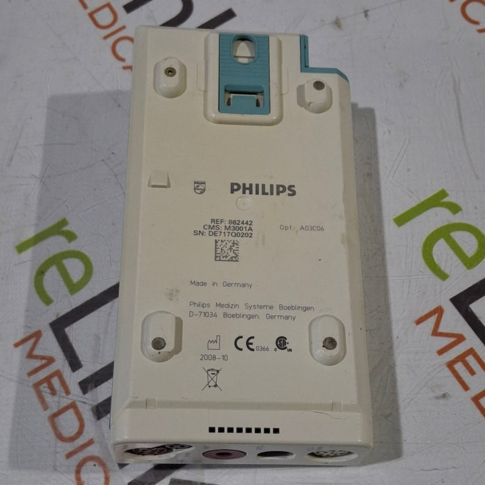 Philips M3001A-A03C06 Masimo SpO2, NIBP, ECG, Temp, IBP MMS Module