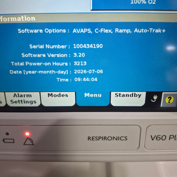 Respironics V60 Plus Ventilator
