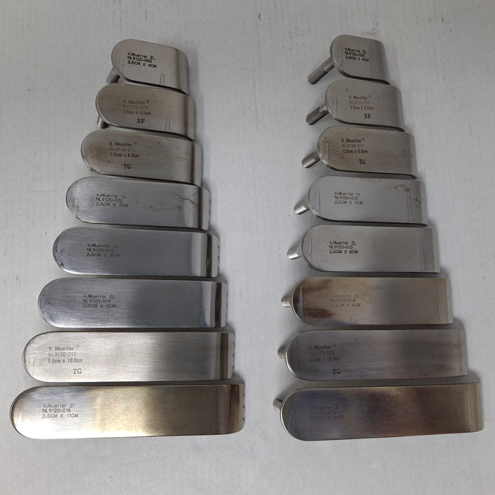 V. Mueller Collis Retractor Blade Set