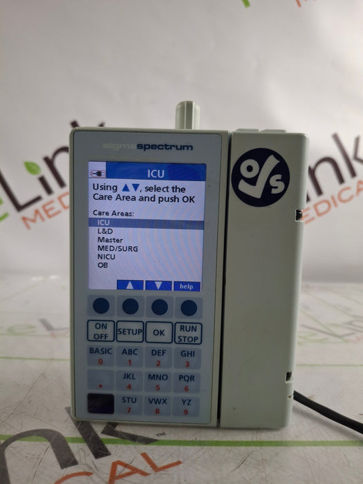 Baxter Sigma Spectrum 6.02.07 with B/G Battery Infusion Pump