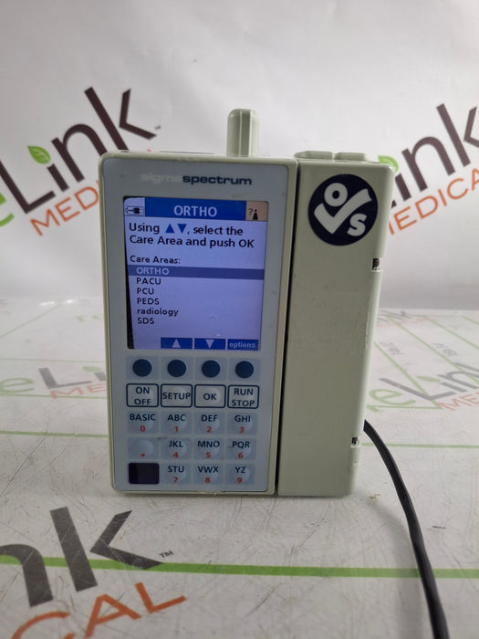 Baxter Sigma Spectrum 6.05.14 with B/G Battery Infusion Pump