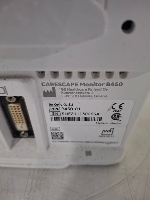 GE Healthcare Carescape B450 Patient Monitor