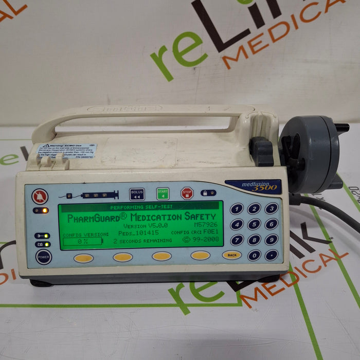 Smiths Medical Medfusion 3500 Version 5 Syringe Infusion Pump