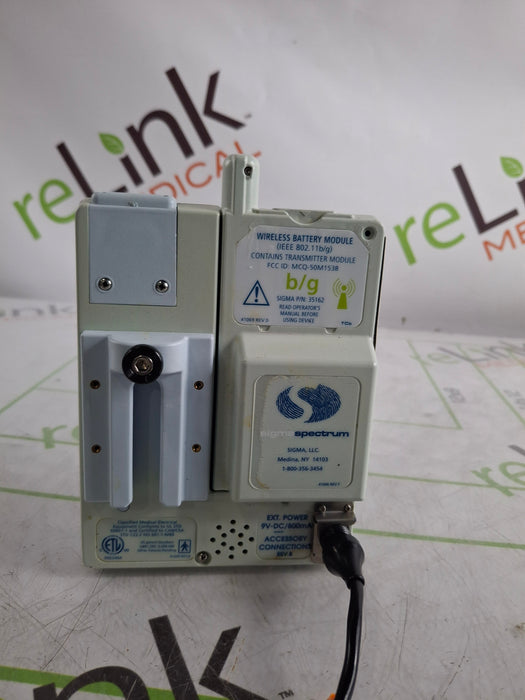 Baxter Sigma Spectrum 6.05.14 with B/G Battery Infusion Pump