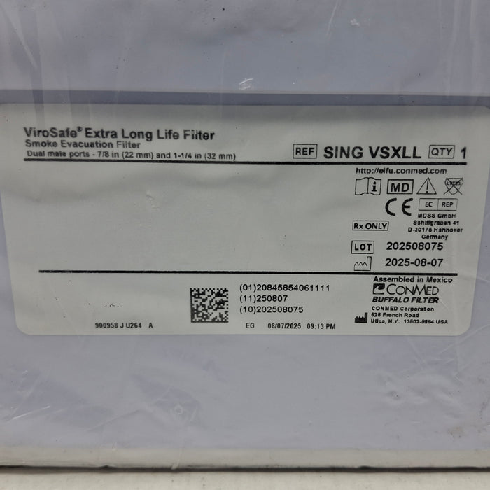 Buffalo Filter SING VSXLL ViroSafe Extra Long Life Filter