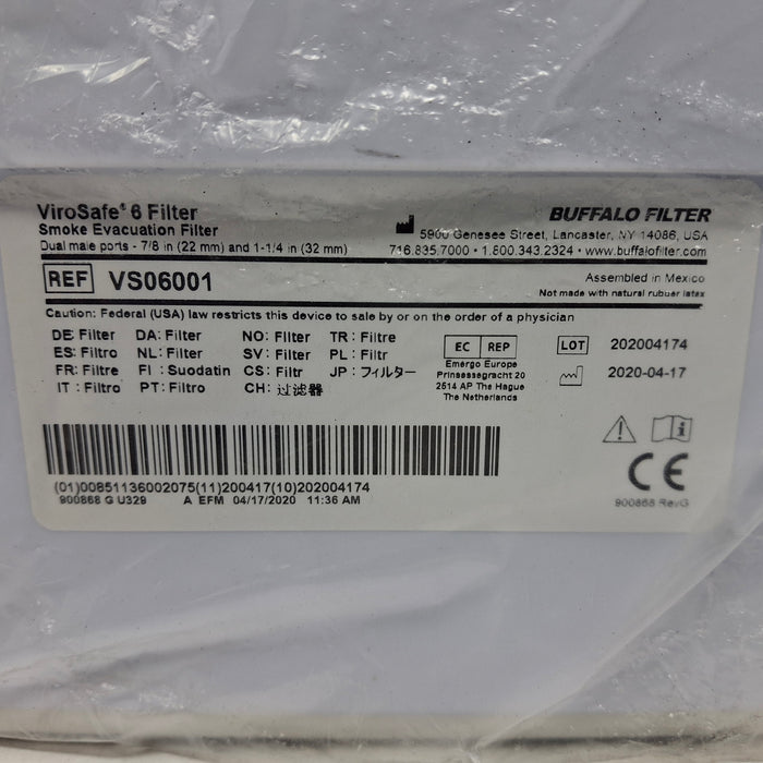 Buffalo Filter VS06001 ViroSafe 6 Filter