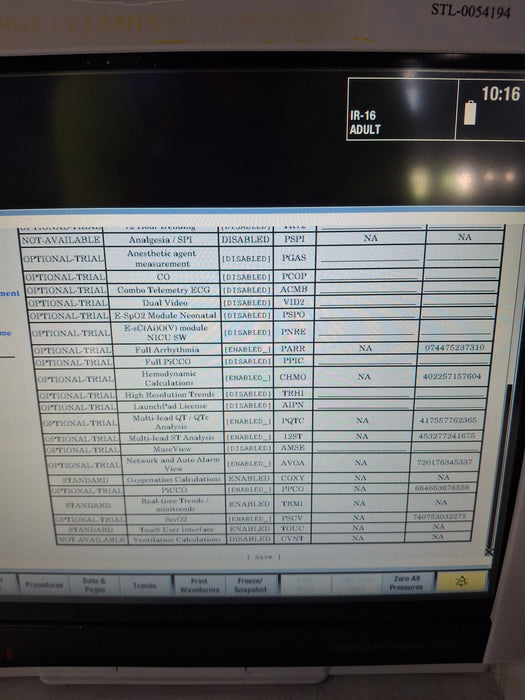GE Healthcare Carescape B450 Critical Care Patient Monitor