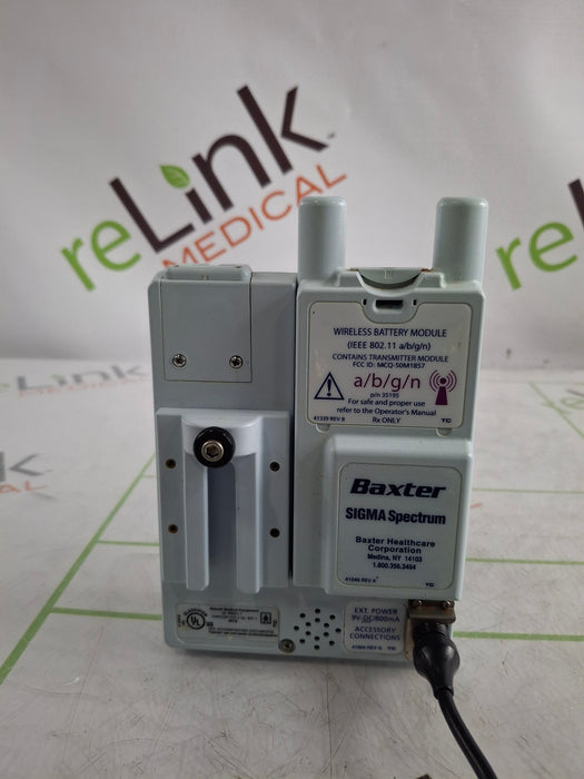 Baxter Sigma Spectrum 6.02.07 with A/B/G/N Battery Infusion Pump