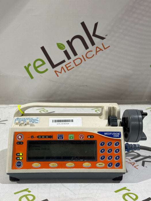 Smiths Medical Medfusion 3500 Version 6 Syringe Infusion Pump