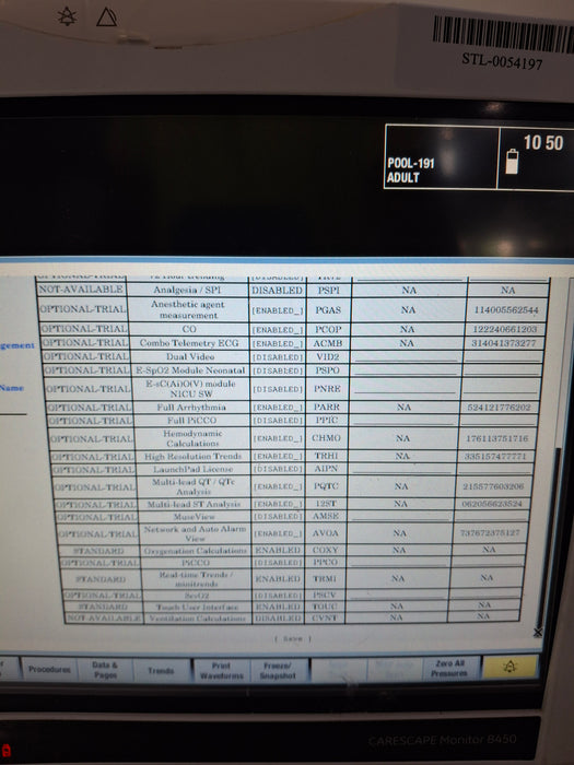 GE Healthcare Carescape B450 Critical Care Patient Monitor