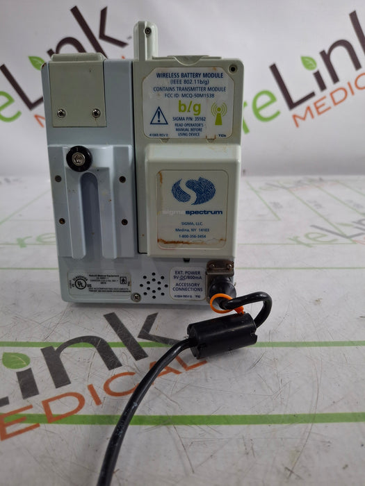 Baxter Sigma Spectrum 6.02.07 with B/G Battery Infusion Pump