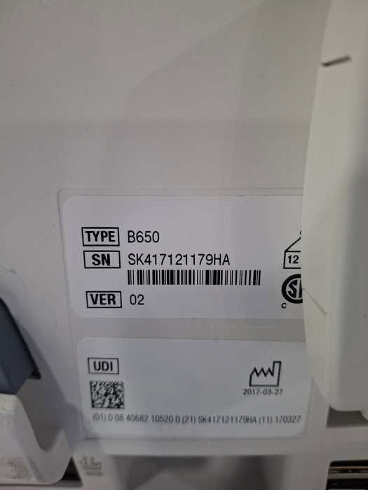 GE Healthcare Carescape B650 Post Anesthesia Care Patient Monitor