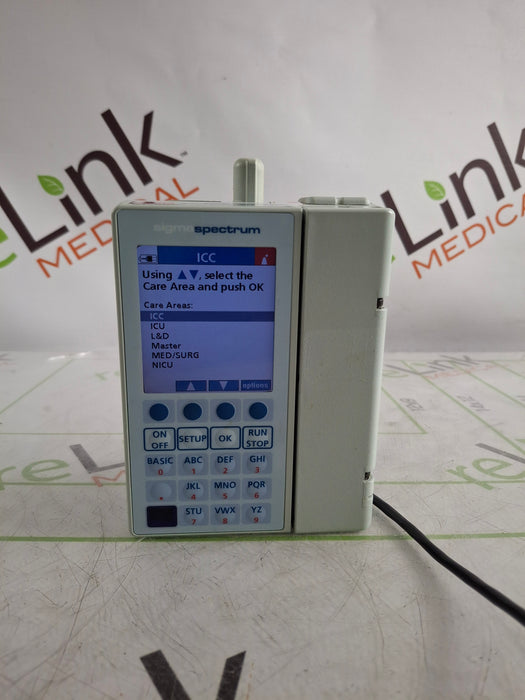 Baxter Sigma Spectrum 6.05.14 with B/G Battery Infusion Pump