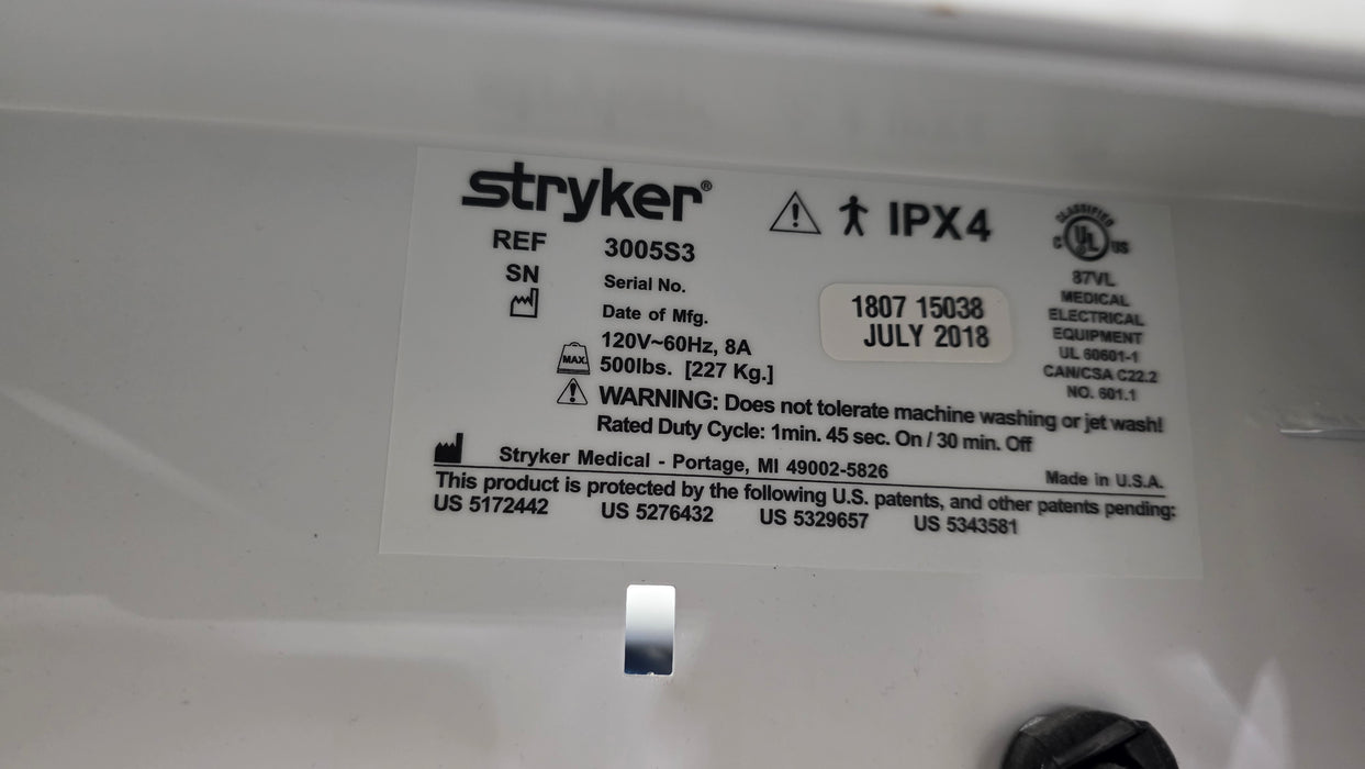Stryker Secure III 3005 Hospital Bed