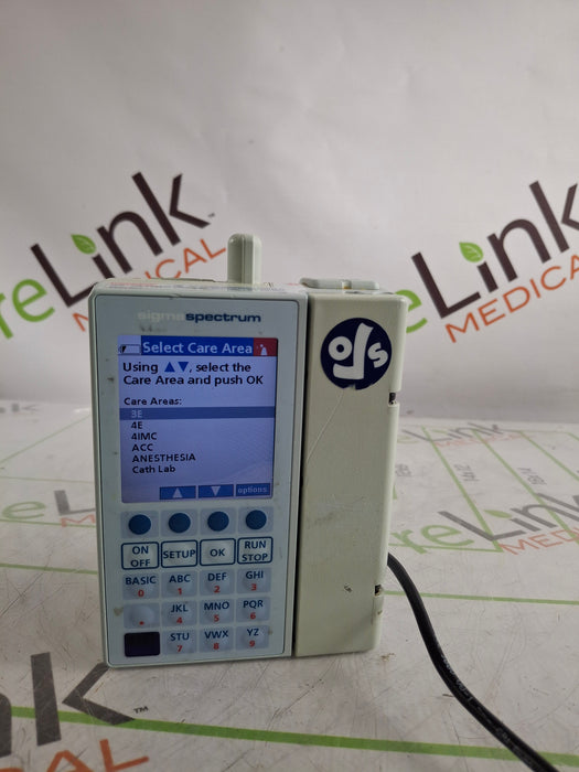 Baxter Sigma Spectrum 6.05.13 with B/G Battery Infusion Pump