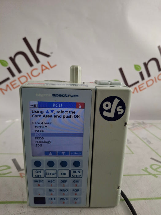 Baxter Sigma Spectrum 6.05.14 with B/G Battery Infusion Pump