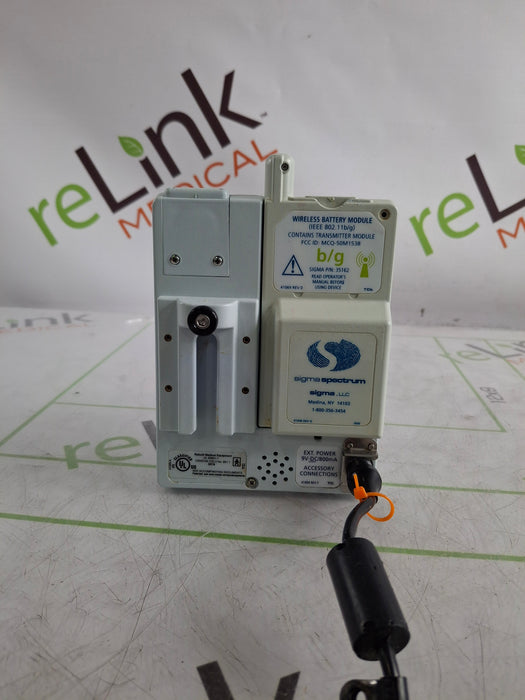 Baxter Sigma Spectrum 6.05.14 with B/G Battery Infusion Pump