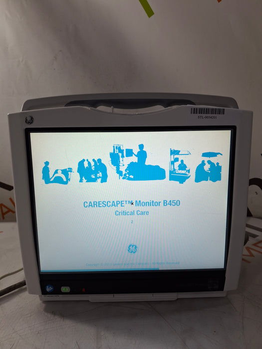 GE Healthcare Carescape B450 Critical Care Patient Monitor