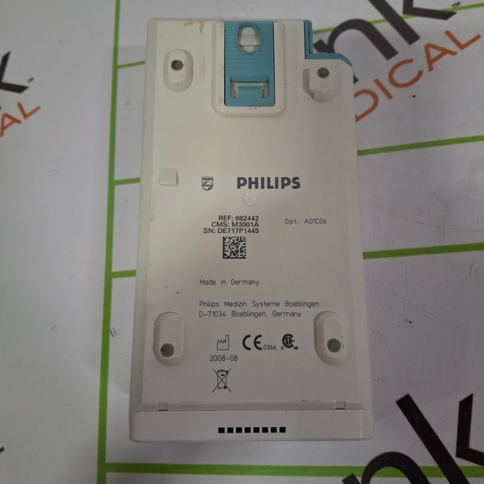 Philips M3001A-A01C06 Fast SpO2, NIBP, ECG, Temp, IBP MMS Module
